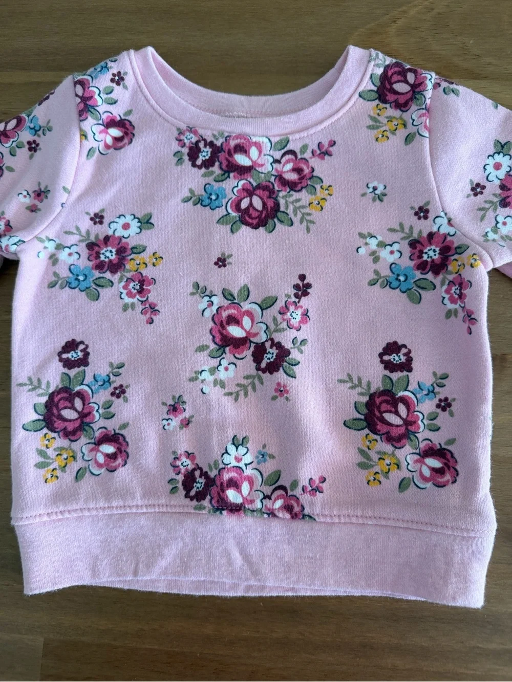 Garanimals Pink Floral Crewneck Sweatshirt Size 18M